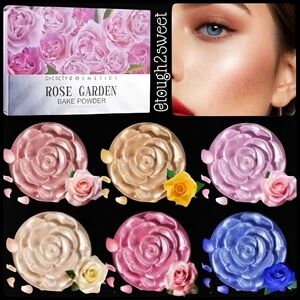 🆕️GIFT SET🌹DIMENSIONAL BAKED BLUSH/HIGHLIGHT  WITH SIX INDIVIDUAL COLOR SHADES